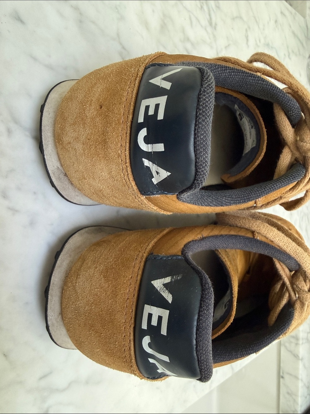 Veja Runner Suede Sneakers - Tan - Picture 3 of 6